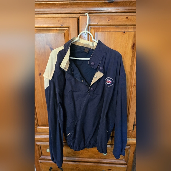 Other - Superbowl PULLOVERMen's Black and Tan Jacket